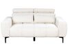 Conjunto de sala de estar de bouclé blanco VEGAMO_926100