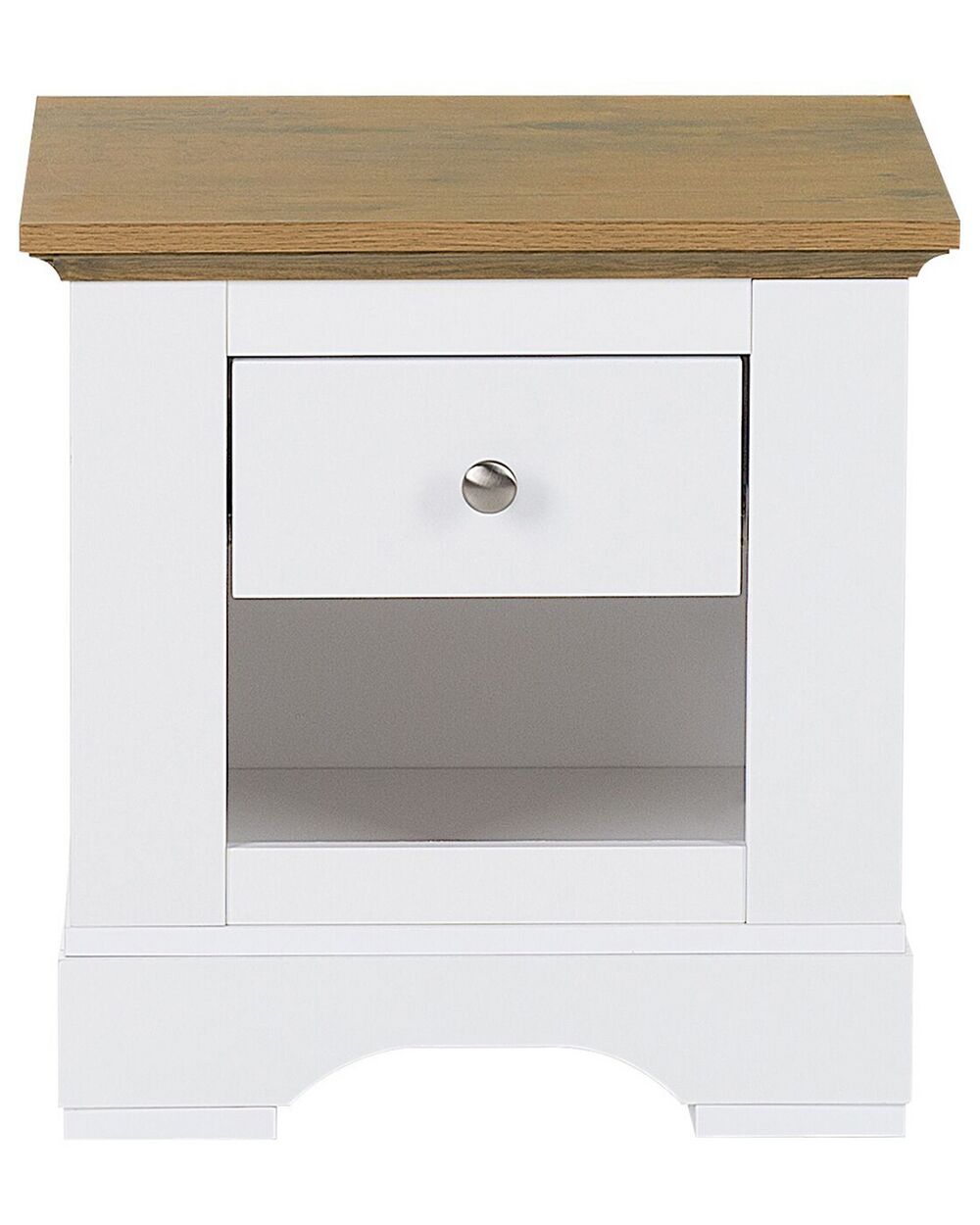 White nightstand wood discount