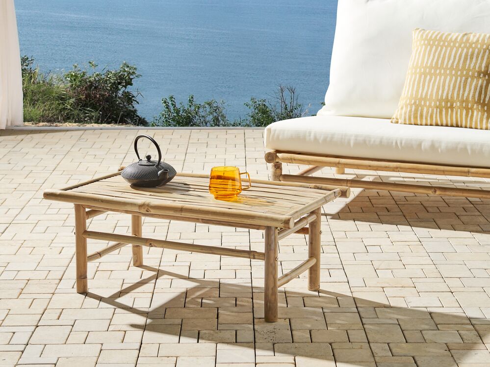 Bamboo coffee table discount