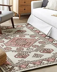 Rug TOMARZA Multicolour 140 x 200 cm Wool_1178620