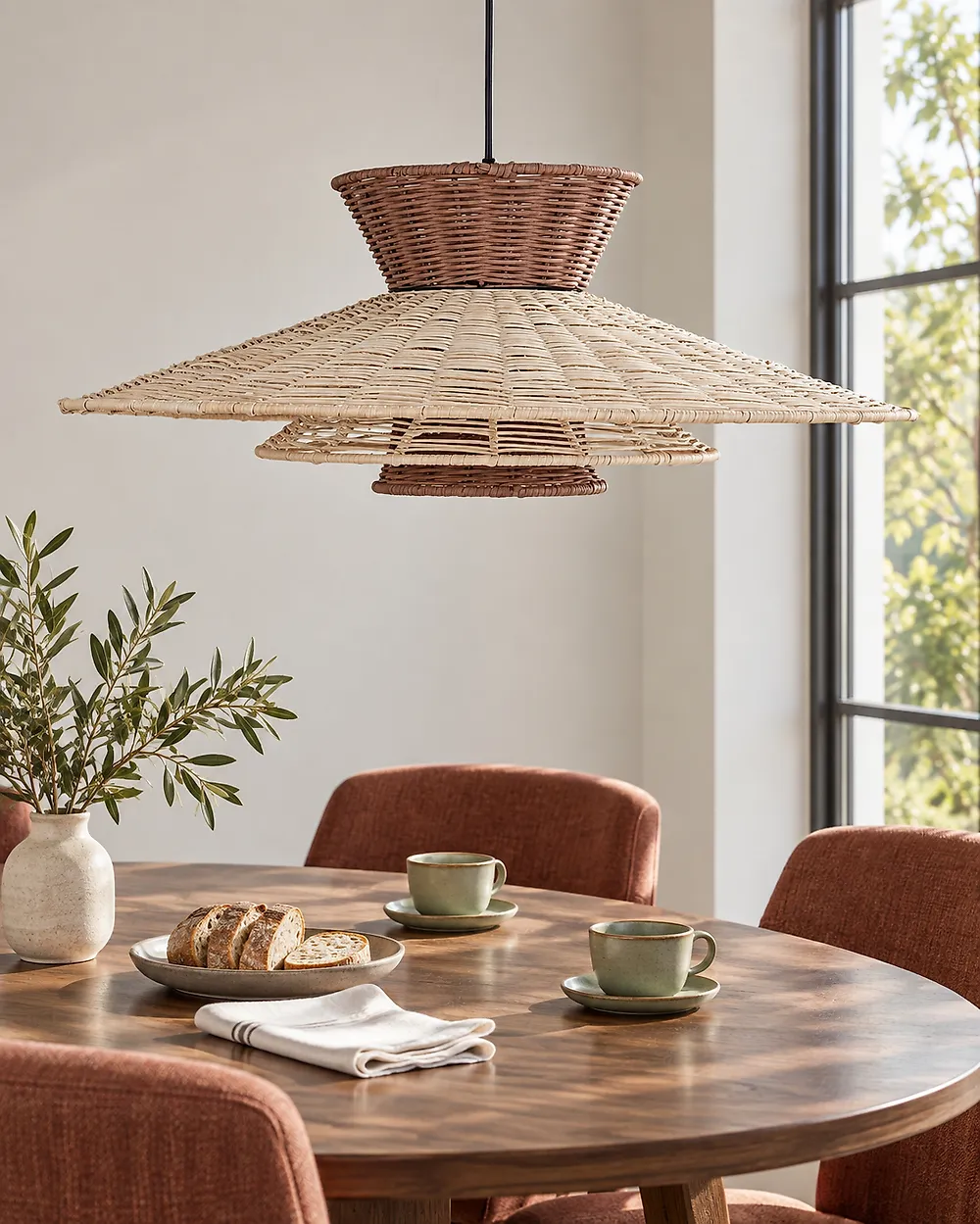 Pendant Lamp KABOMPO Rattan Brown_1174250