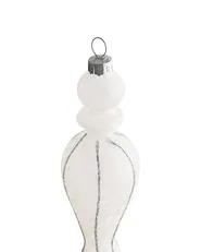 Set of 35 Baubles SNOWFALL Glass Blue_1061988
