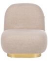 Boucle Armless Chair Beige LOVIISA_899144