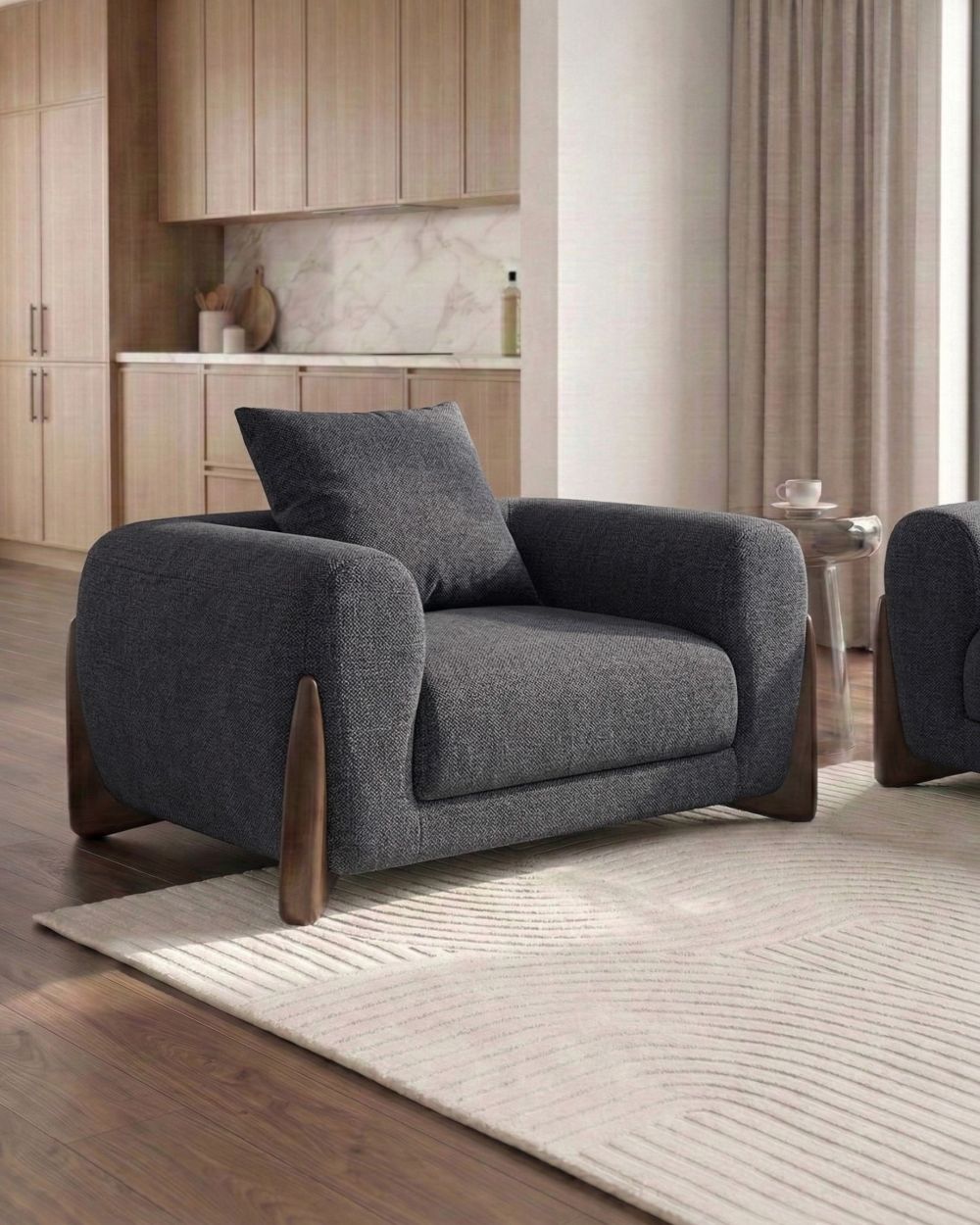 Armchair VINLIDEN Black