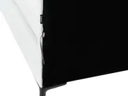 Cama infantil Coroa Veludo RUBIAN 90 x 200 cm Com luzes LED Branco_962148
