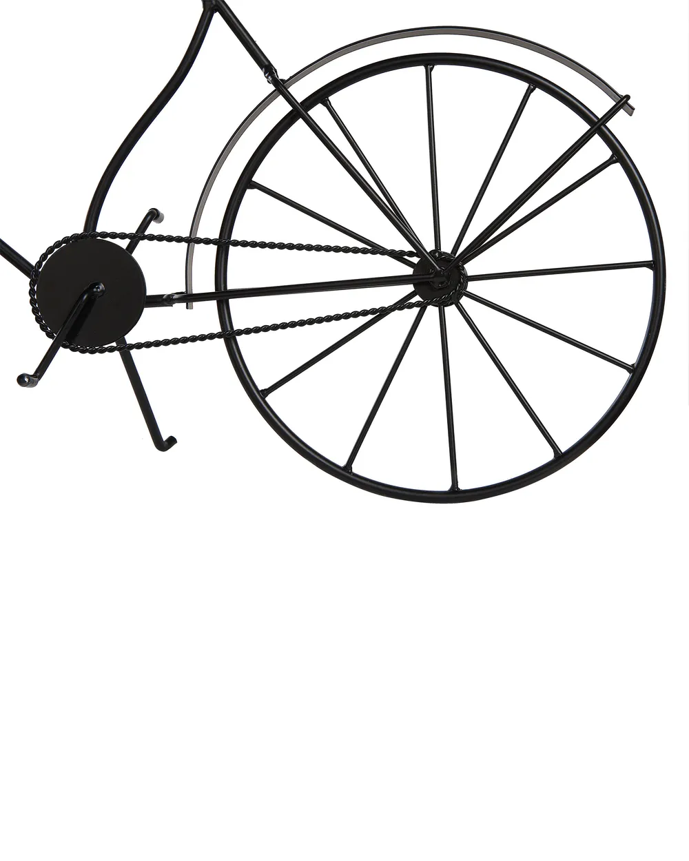 Zegar biurkowy LILLO 59 cm Metal Czarny_827761