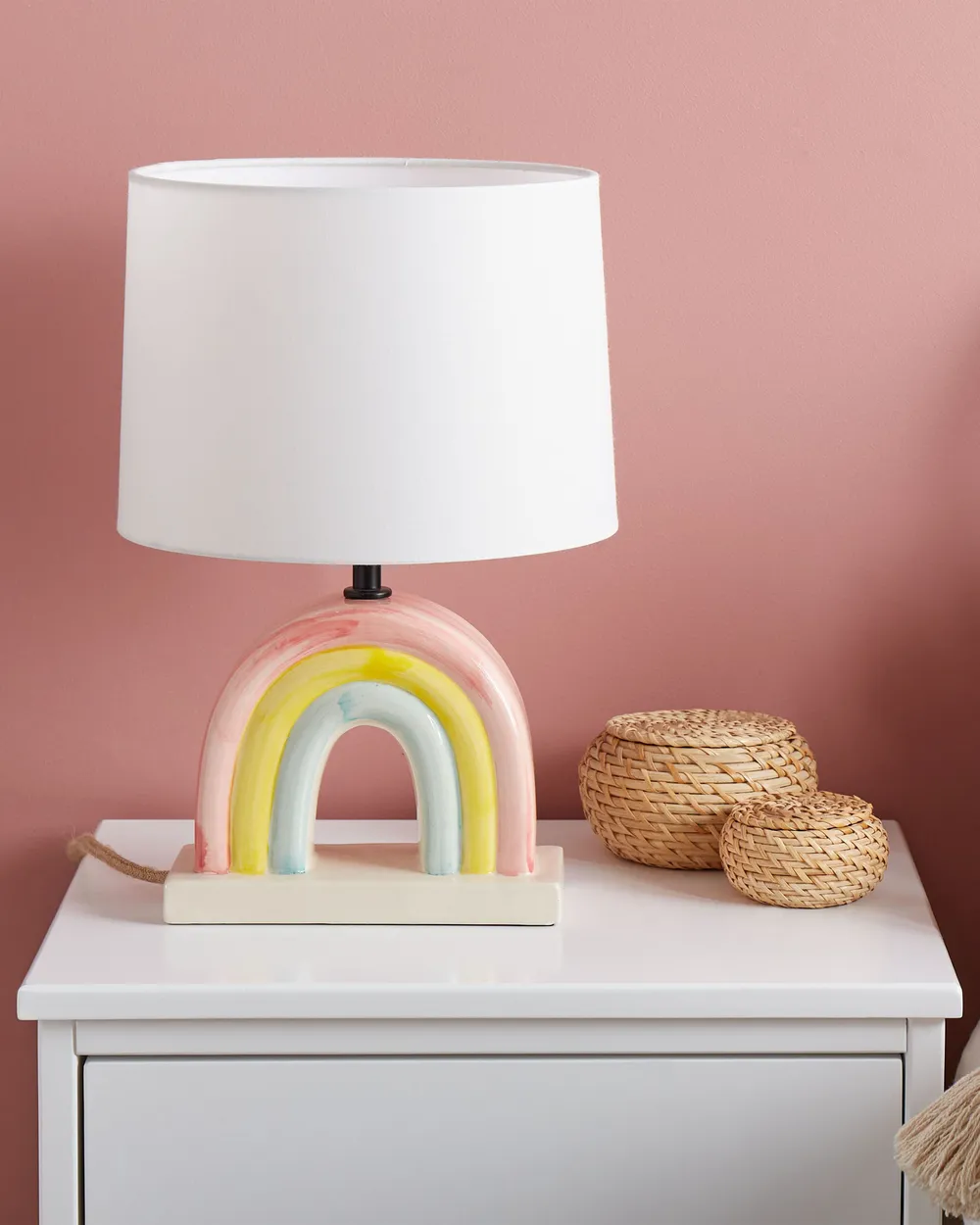 Lampe à Poser En Métal Festive 35cm - Paris Prix - Couleurs Multicolores