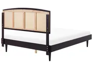 Bed Rattan VARZY 160 x 200 cm (EU King Size) Black_949805