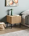 Bedside Table BLYTHE Natural Ash Wood