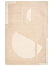 Rug GAYA Beige 200 x 300 cm Wool_1036985