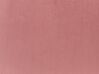 Zamatová leňoška s úložným priestorom ľavostranná ružová MERI II_914298