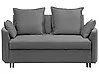 Sofa Bed 2 Seater HOVIN Fabric Grey