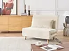 Sofá cama individual SETTEN Terciopelo Beige claro