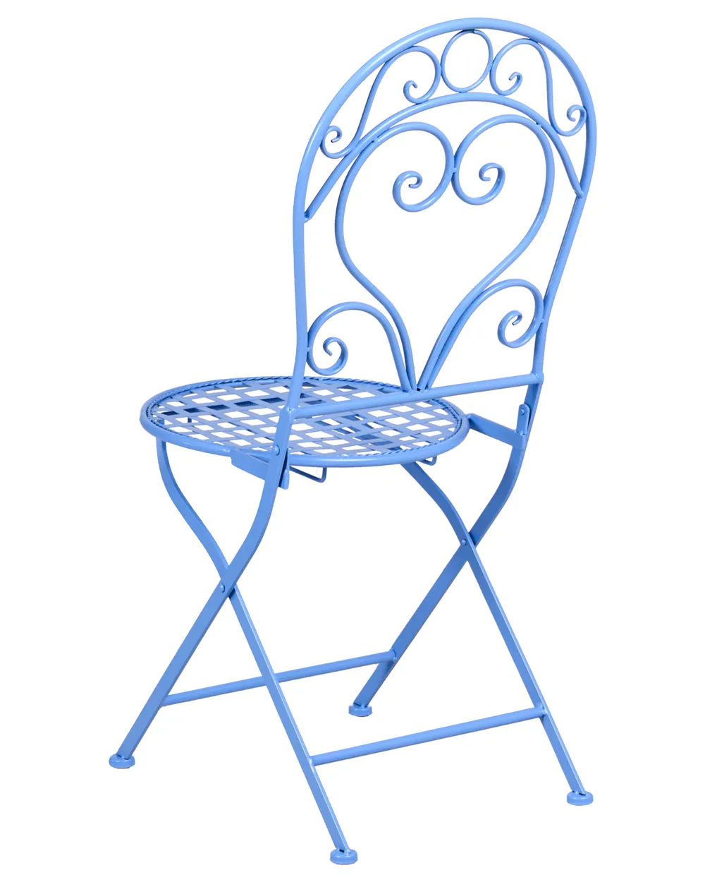Set of 2 Garden Chairs ALBINIA Metal Blue_1016105