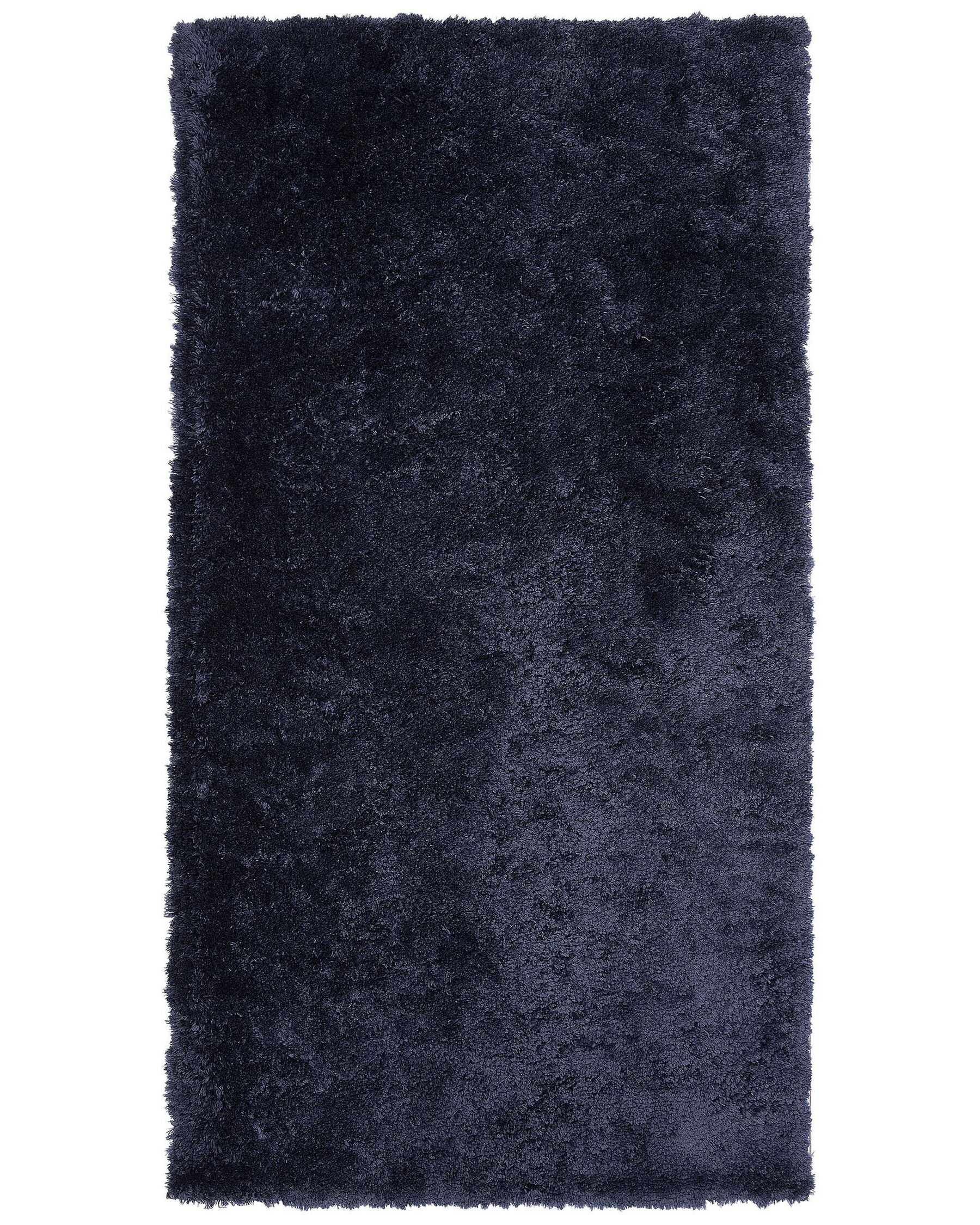 Koberec shaggy 80 x 150 cm tmavě modrý EVREN_758728