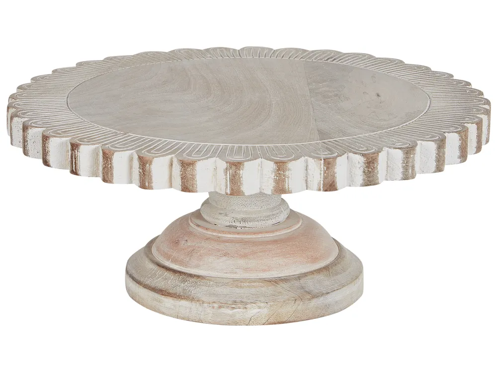 Cake Stand MEMFIS Mango Wood Light Brown - Main Image