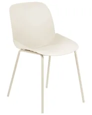 Set of 2 Dining Chairs MILACA Beige_868196