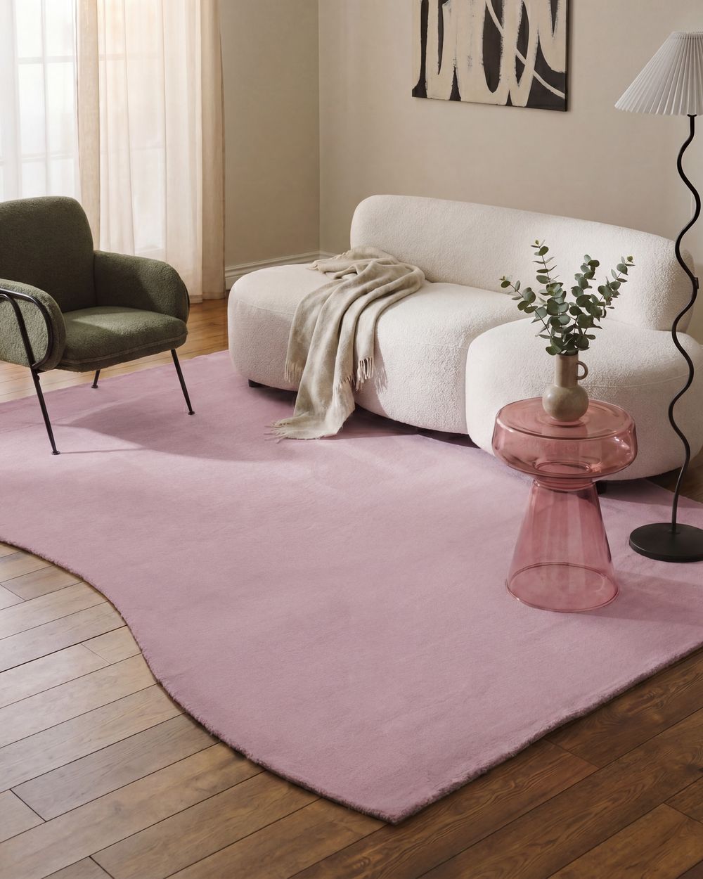 Rug TANGRA Light Violet 160 x 230 cm