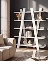 Regał 5 półek ESCALANTE 116 cm Biały
