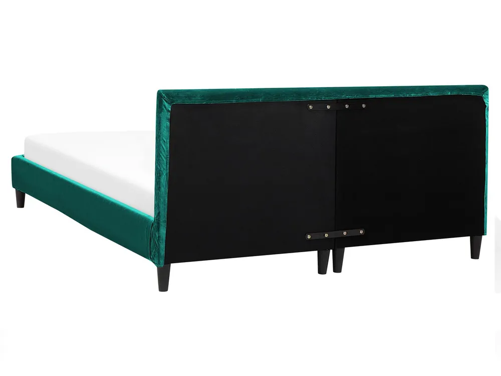 Bed Velvet FITOU 160 x 200 cm (EU King Size) Dark Green_710103