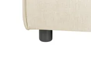 Chaise Longue APRICA Faux Linen Beige_860309