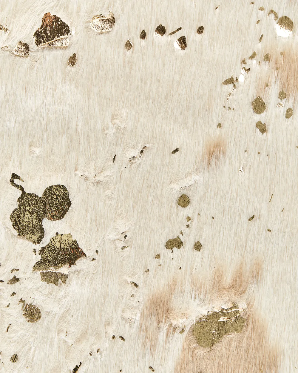 Tæppe af imiteret koskind BOGONG Lys Beige 150 x 200 cm_820375