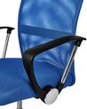 Krzesło biurowe regulowane niebieskie BEST_920069