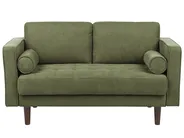 Sofa 2 Seater NURMO Fabric Dark Green_896012