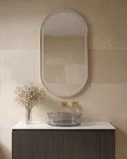 Specchio da bagno con luce LED CHIDDES 60 cm 120 cm Argento_1090908