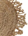 Okrúhly jutový koberec ⌀ 120 cm béžový ZONGULDAK_839520