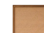 Bed PE Rattan MONPAZIER 120 x 200 cm (EU Small Double) Dark Brown_1037775
