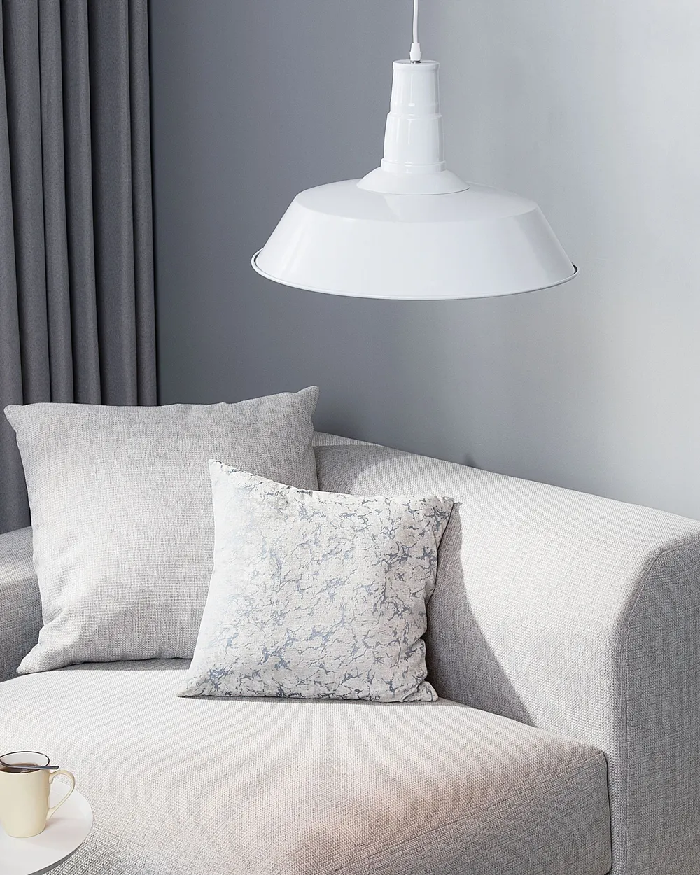 Pendant Lamp BAYOU Metal White_817320