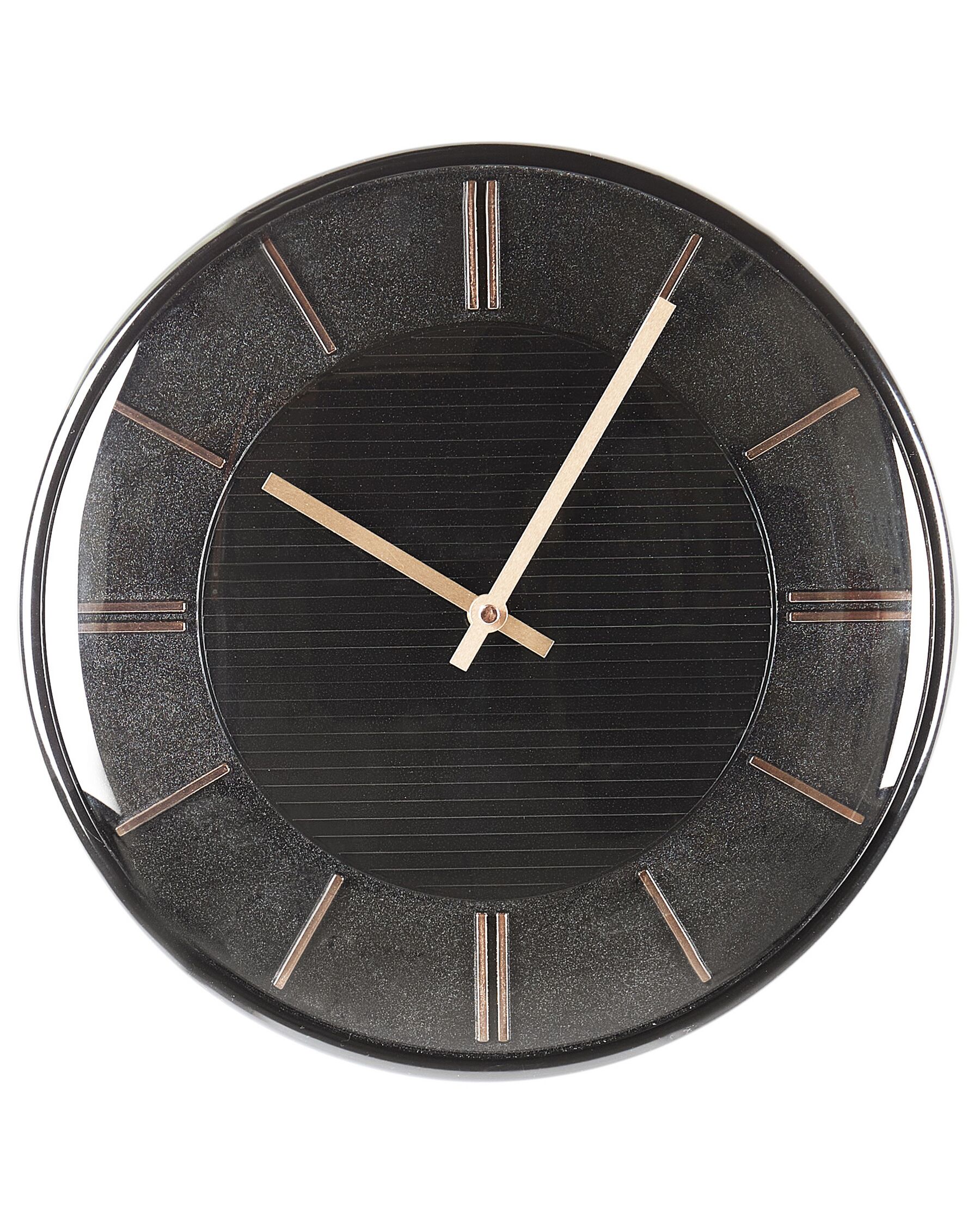 Wall Clock ø 34 cm Black DAROCA_934125