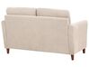 Conjunto de sofás 5 lugares com arrumação em tecido taupe MARE_918634