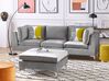 Velvet Ottoman Grey EVJA_797603