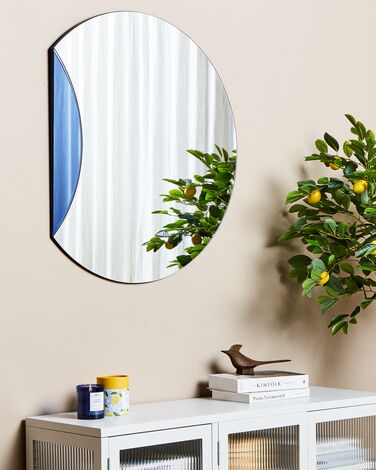 Wall Mirror 70 x 79 cm Blue CAMBRAI