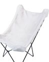 Faux Fur Armchair White NYBRO_851176