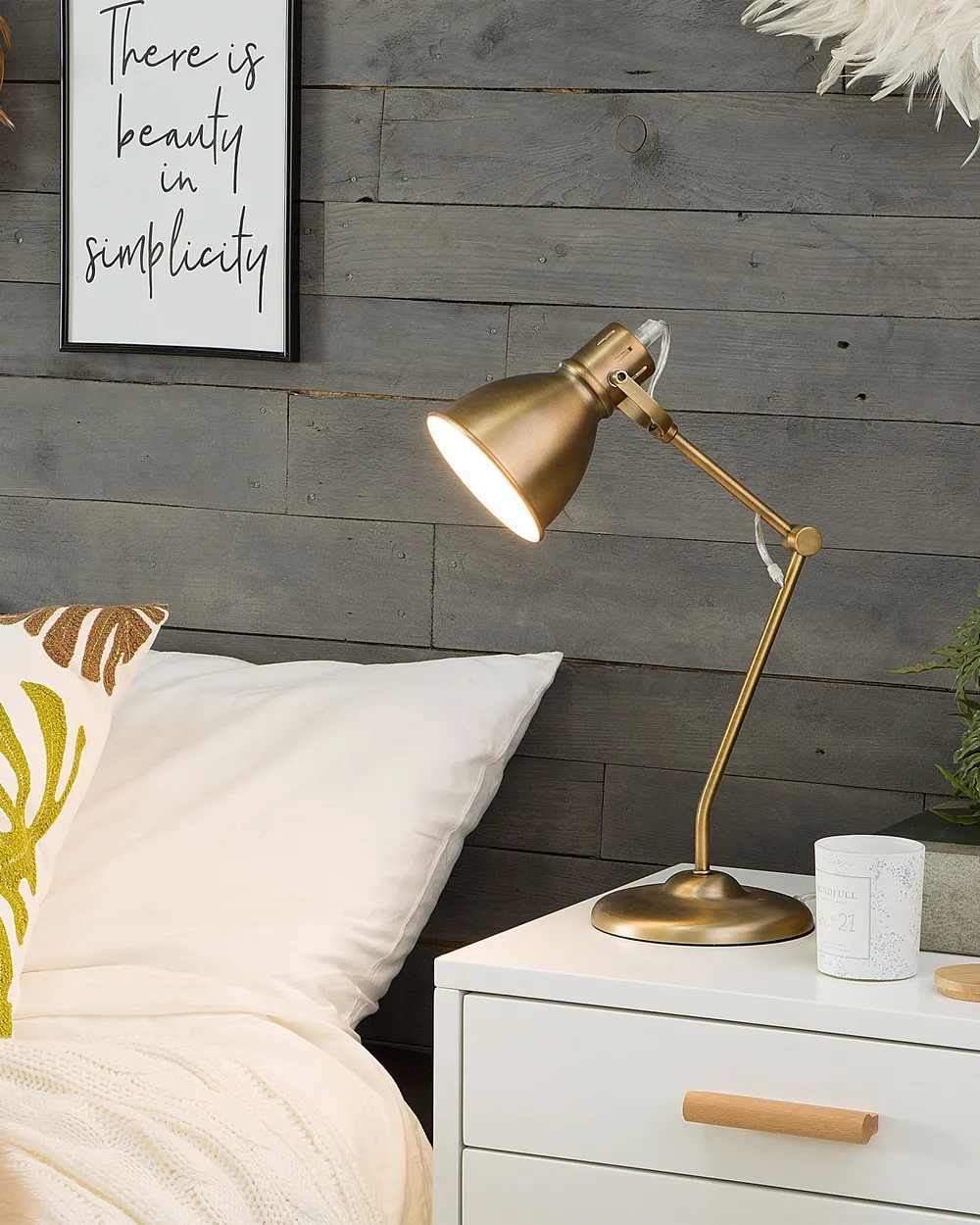 Lampada da scrivania a LED HYDRA con dimmer Nero