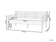 Daybed Wood THEZA 90 x 200 cm (EU Single) White_1047441