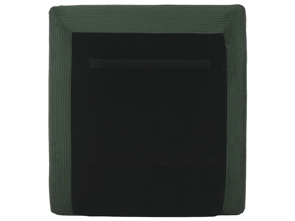 Modular U-Shape Sofa 4 Seater EGERIS Corduroy Dark Green_1067245