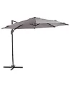 Parasol ogrodowy na wysięgniku 294 cm SAVONA Ciemnoszary