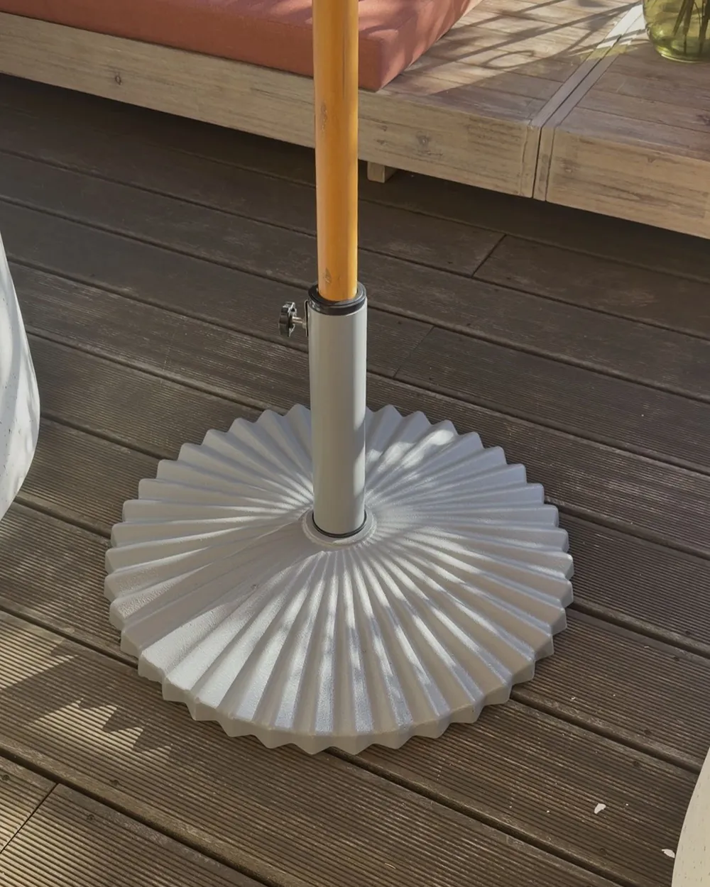 Parasol Base CAREZZA Round Grey 21 kg_1109621
