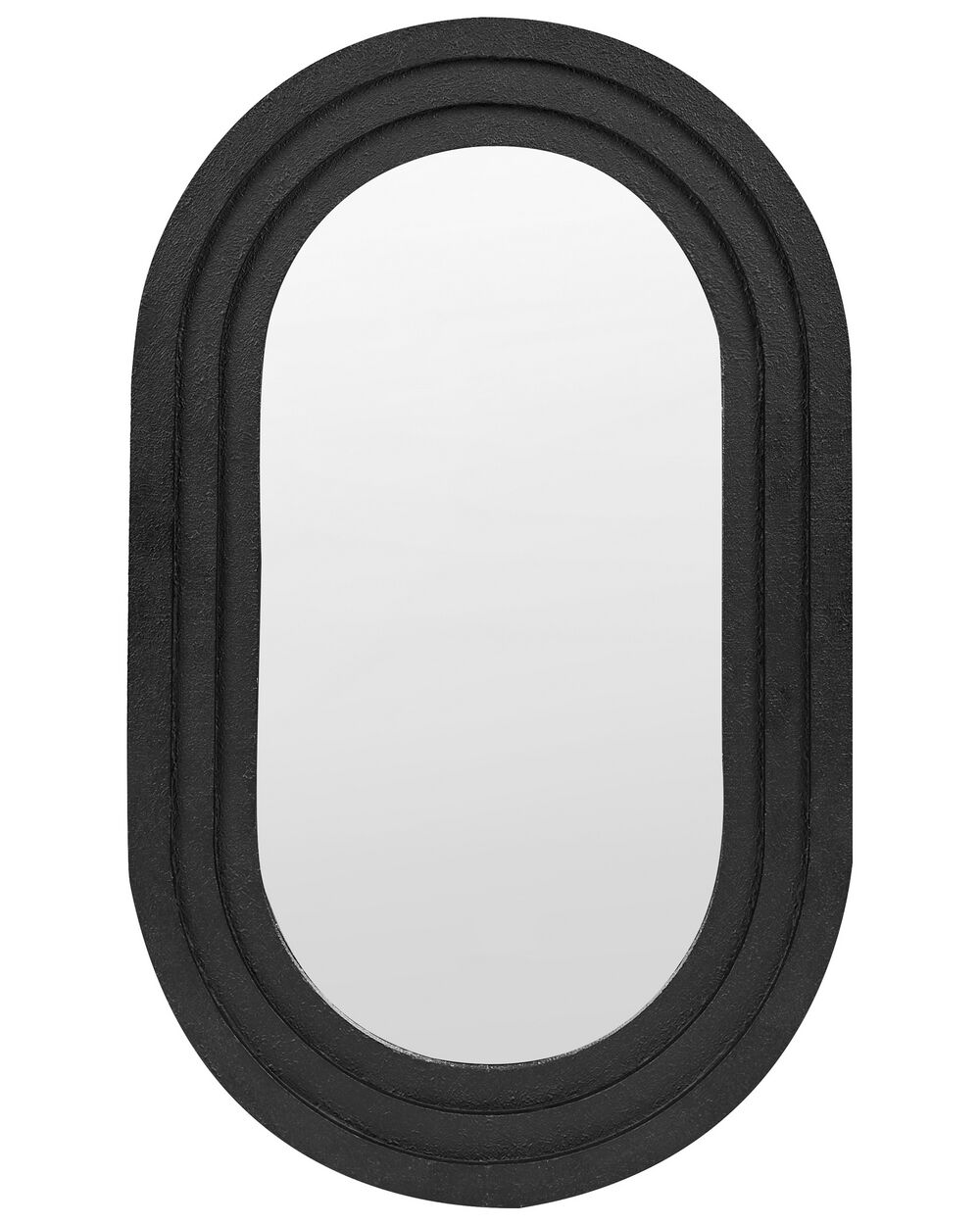Espejo de pared MASSILLY 43 cm 69 cm Negro