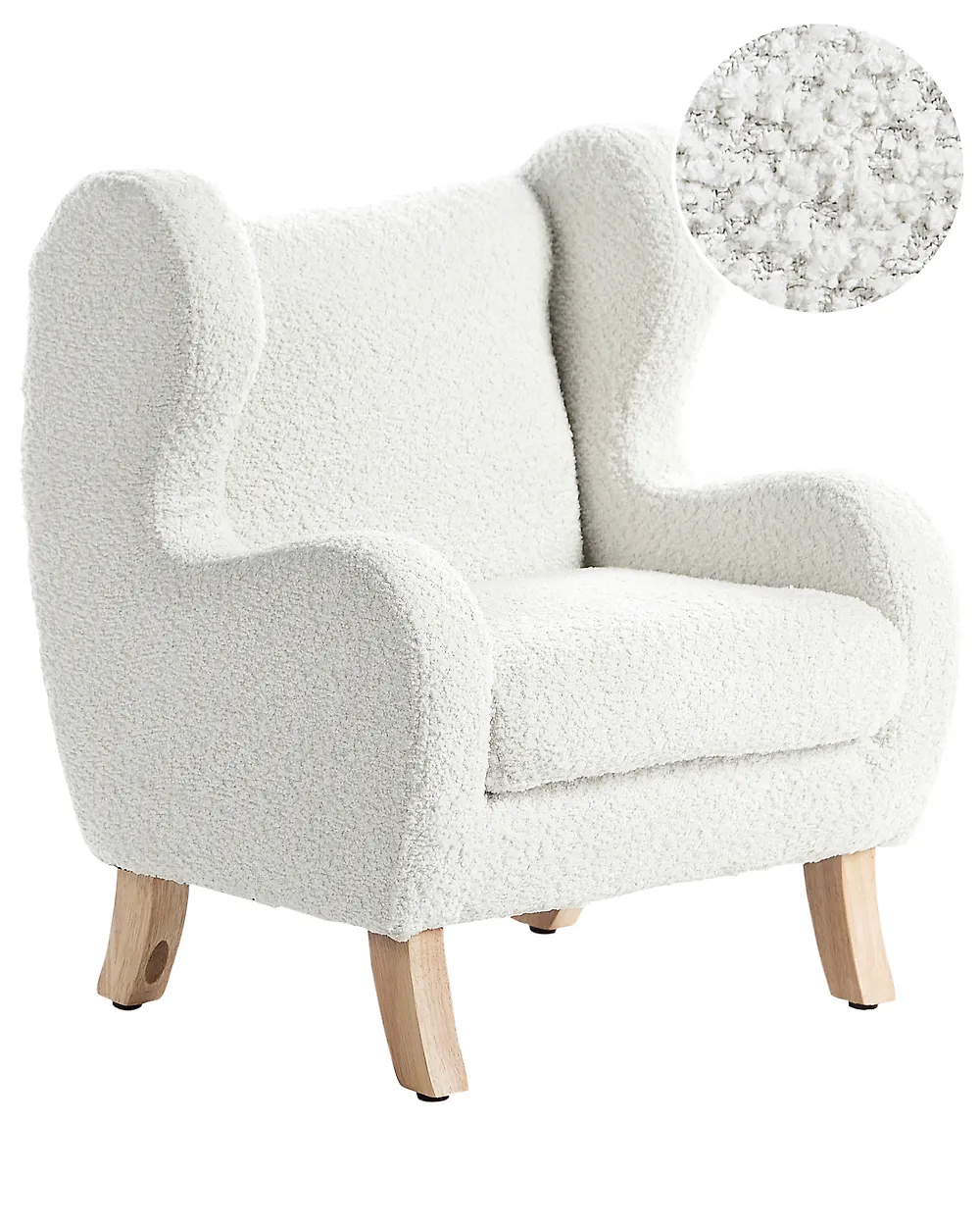 Kids Armchair, FARUM, Boucle, Off-White DEF