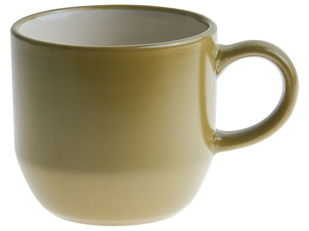 Set of 16 Dinnerware NUTMEG Stoneware Green_1049602