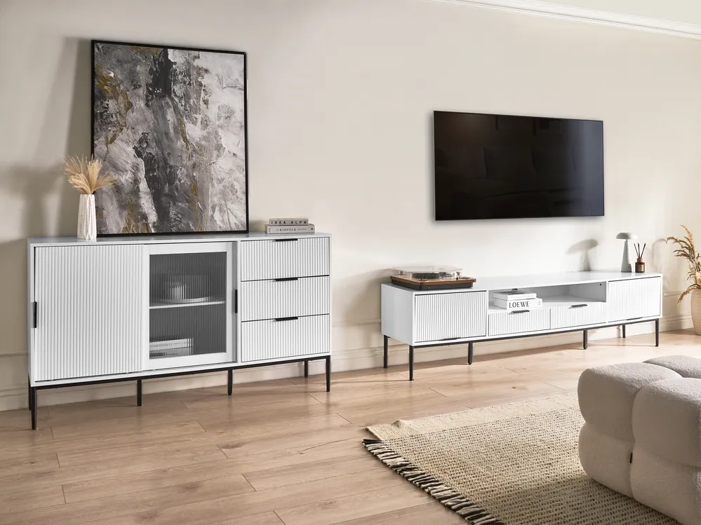 Szafka RTV LEDUC Biały_1025046