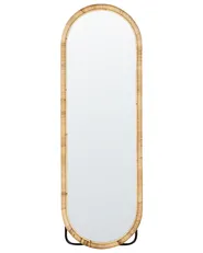 Standing Mirror MONTOT 150 cm Rattan Natural_938857