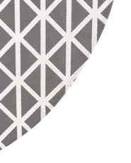 Tappeto per esterni PANAJI Grigio ø 120 cm_992226