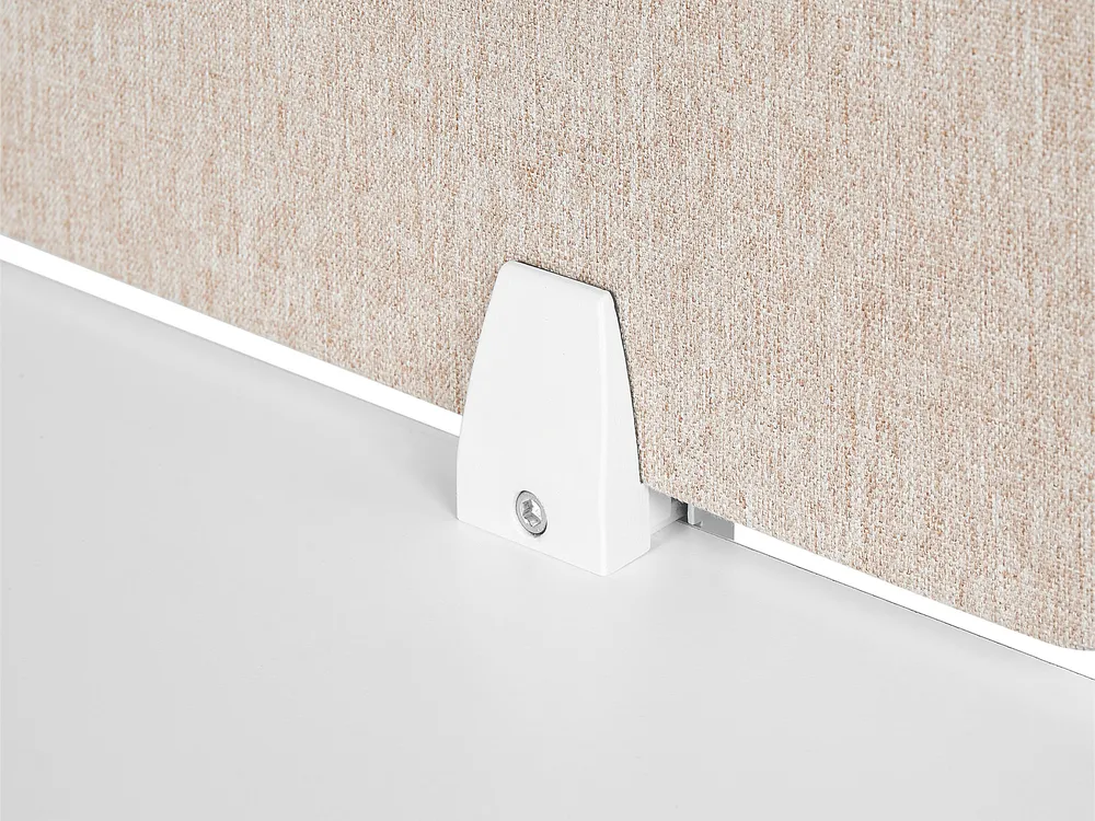 Desk Screen WALLY 120 x 40 cm Beige_1071651
