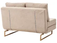 Living Room Set 6 Seater JERSLEV Fabric Light Brown_1013418